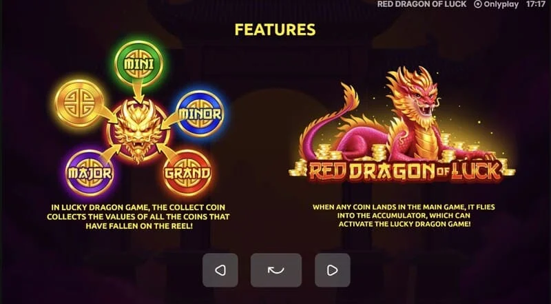 Red Dragon of Luck - Jackpoti za Mini, Minor, Major na Grand